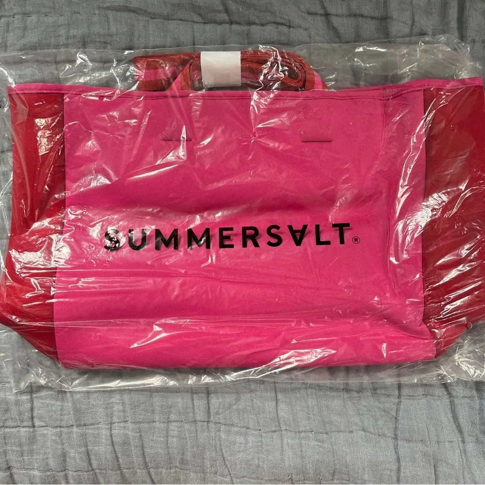 Summersalt Neoprene beach tote bag. NWT